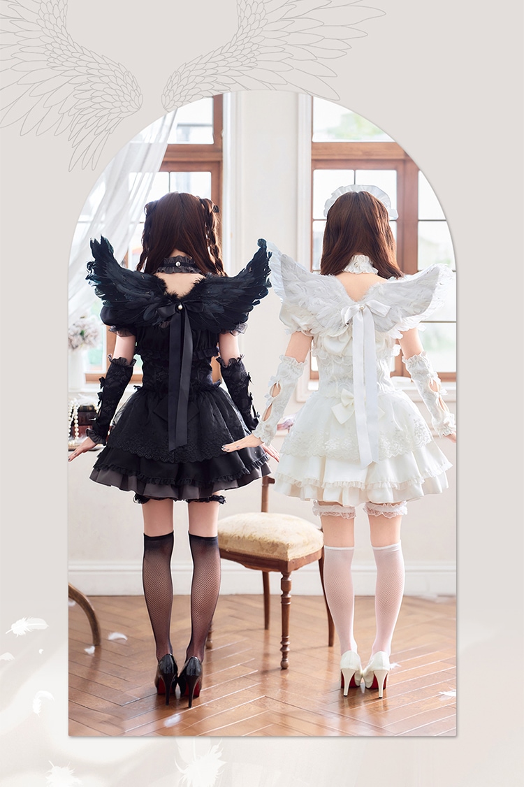 ホワイトは予約】【札幌コレクション着用】【藤咲凪着用】ゴシック