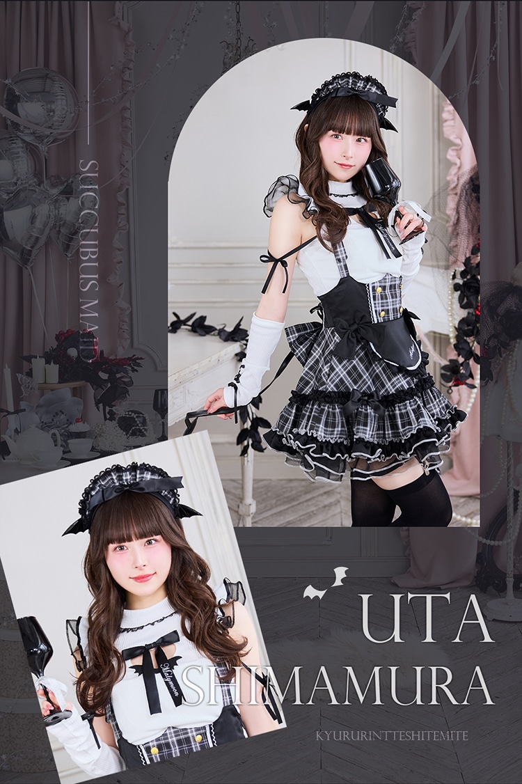 即日発送】【きゅるりんってしてみて着用】ガーリーロックサキュバス