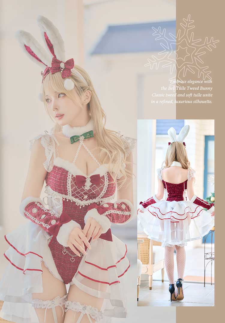 即日発送】ベルチュールツイードノエルバニー《クリスマスコスプレ8点