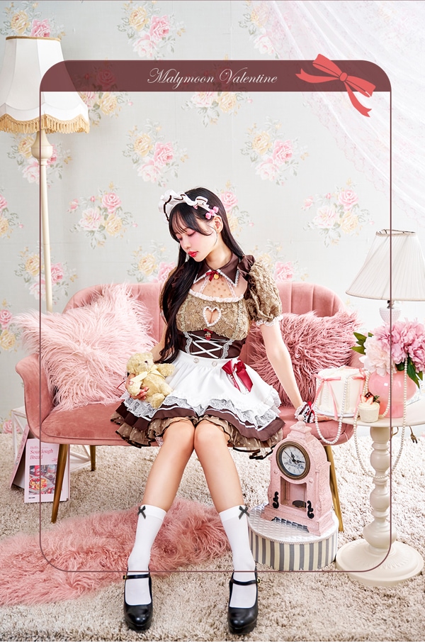 即日発送】【中村里砂着用】スイートフロマージュメイド《バレンタイン