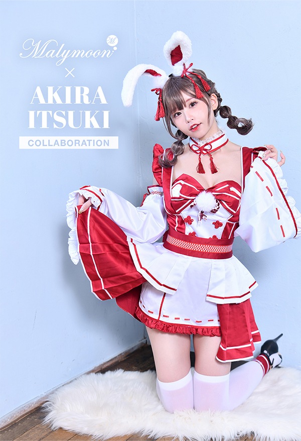 即日発送】【五木あきらコラボ】巫女バニー《ハロウィンコスプレ7点