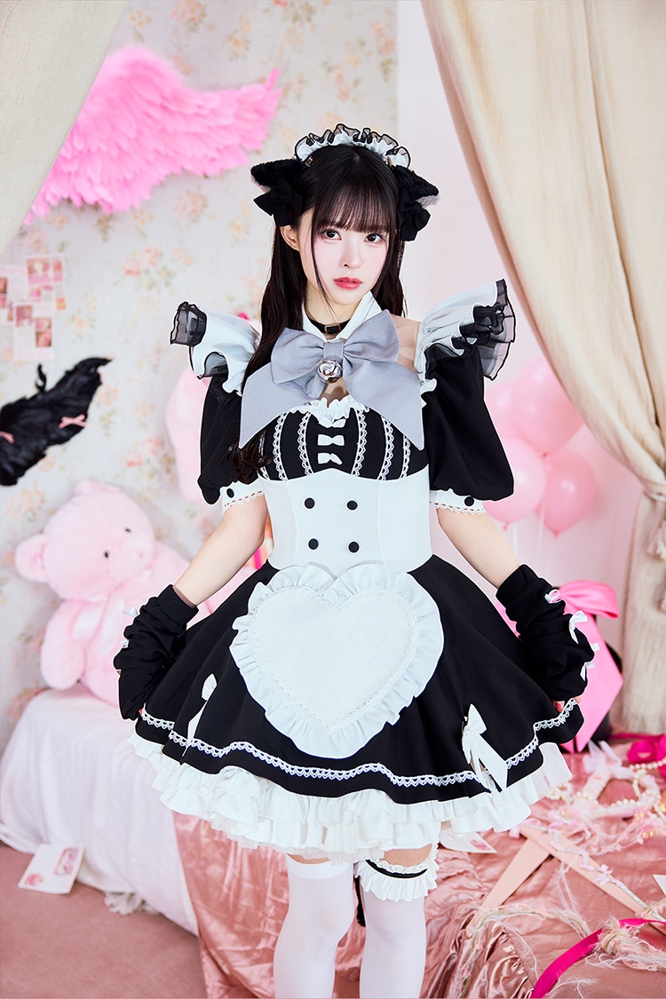 即日発送】ラブデコレイトミャオメイド《オリジナルコスプレ11点セット