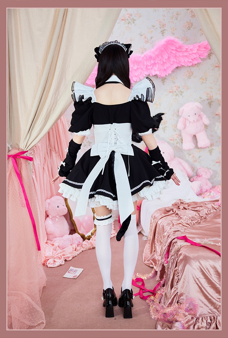 即日発送】ラブデコレイトミャオメイド《オリジナルコスプレ11点セット