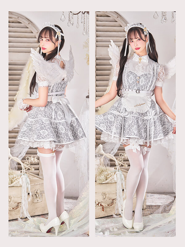 即日発送】【中村里砂着用】□天使or堕天使□レースアレンジメント