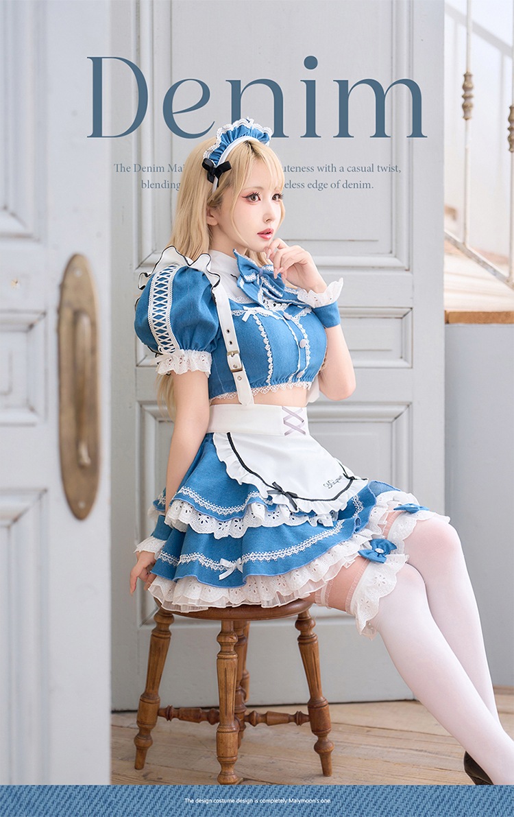 即日発送】シュガーブルーサスペンダーデニムメイド《ハロウィン