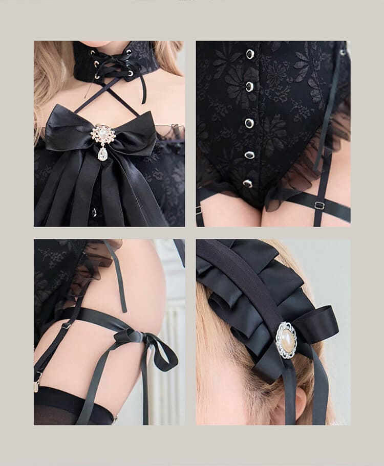 即日発送】ロマンティックムードバニー《オリジナルコスプレ6点セット