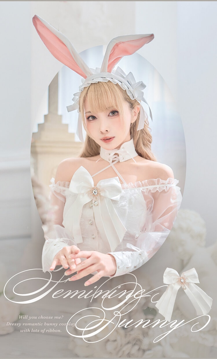 即日発送】ロマンティックムードバニー《オリジナルコスプレ6点セット