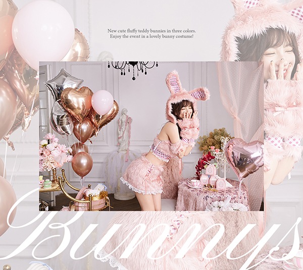 即日発送】テディバニーギンガムファーセットアップ《ハロウィン