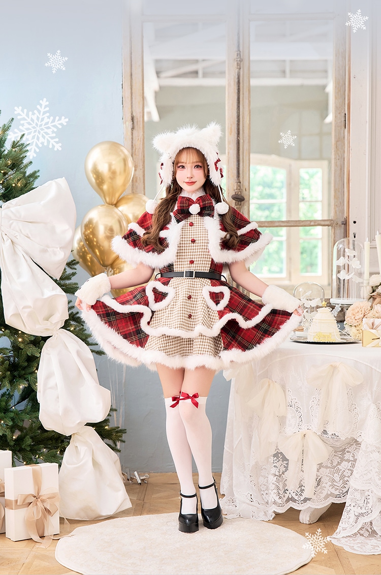 1～3営業日で発送】ノエルクラシック千鳥キャットサンタ《クリスマス