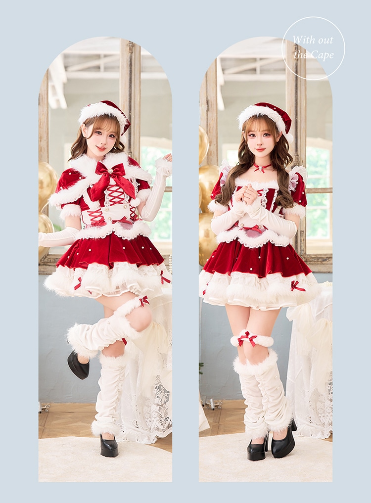 1～3営業日で発送】ベルベットフルールパールサンタ《クリスマス