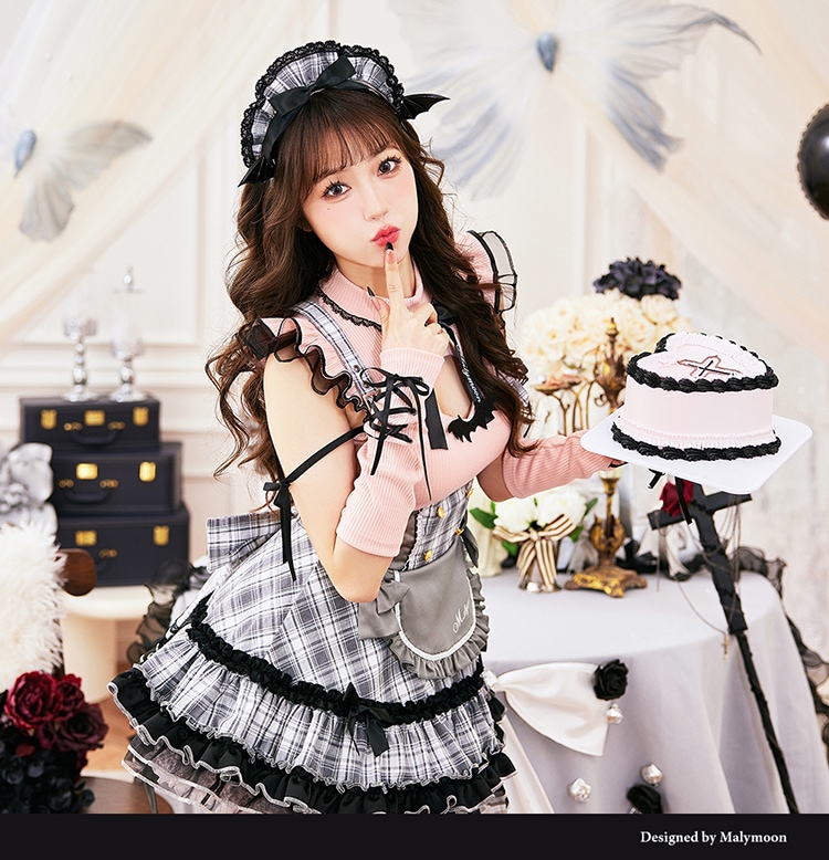 即日発送】ガーリーロックサキュバスメイド《ハロウィンコスプレ11点