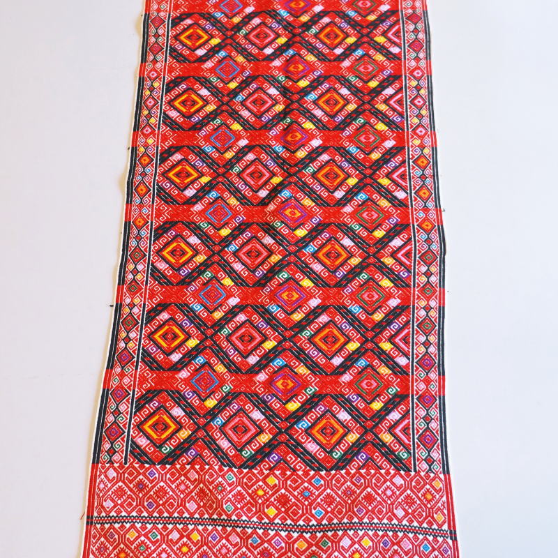 チアパス手織布タペストリー マット サンアンドレス ララインサール