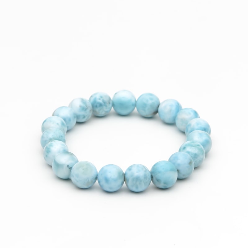 ラリマー丸玉ブレスレット 10mm｜マライカ公式通販