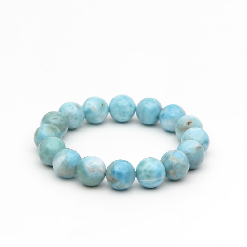 ラリマー丸玉ブレスレット 11mm｜マライカ公式通販