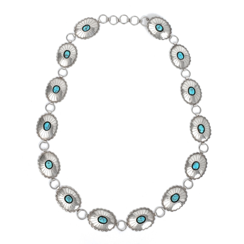 ナバホ族 スリーピングビューティー コンチョベルト｜マライカ公式通販