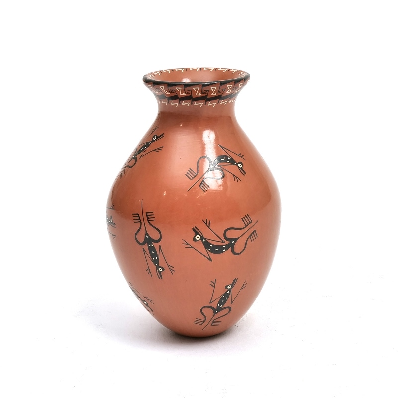 マタ・オルティス陶器 by Patty Lopez トカゲ ポット｜マライカ公式通販