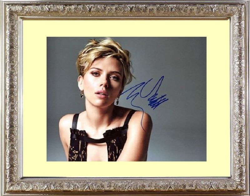 Scarlett Johansson スカーレット ヨハンソン 直筆サイン PHOTO