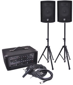 マジシャン用！簡易PAセット/音響・スピーカー・マイク・取説DVD付き