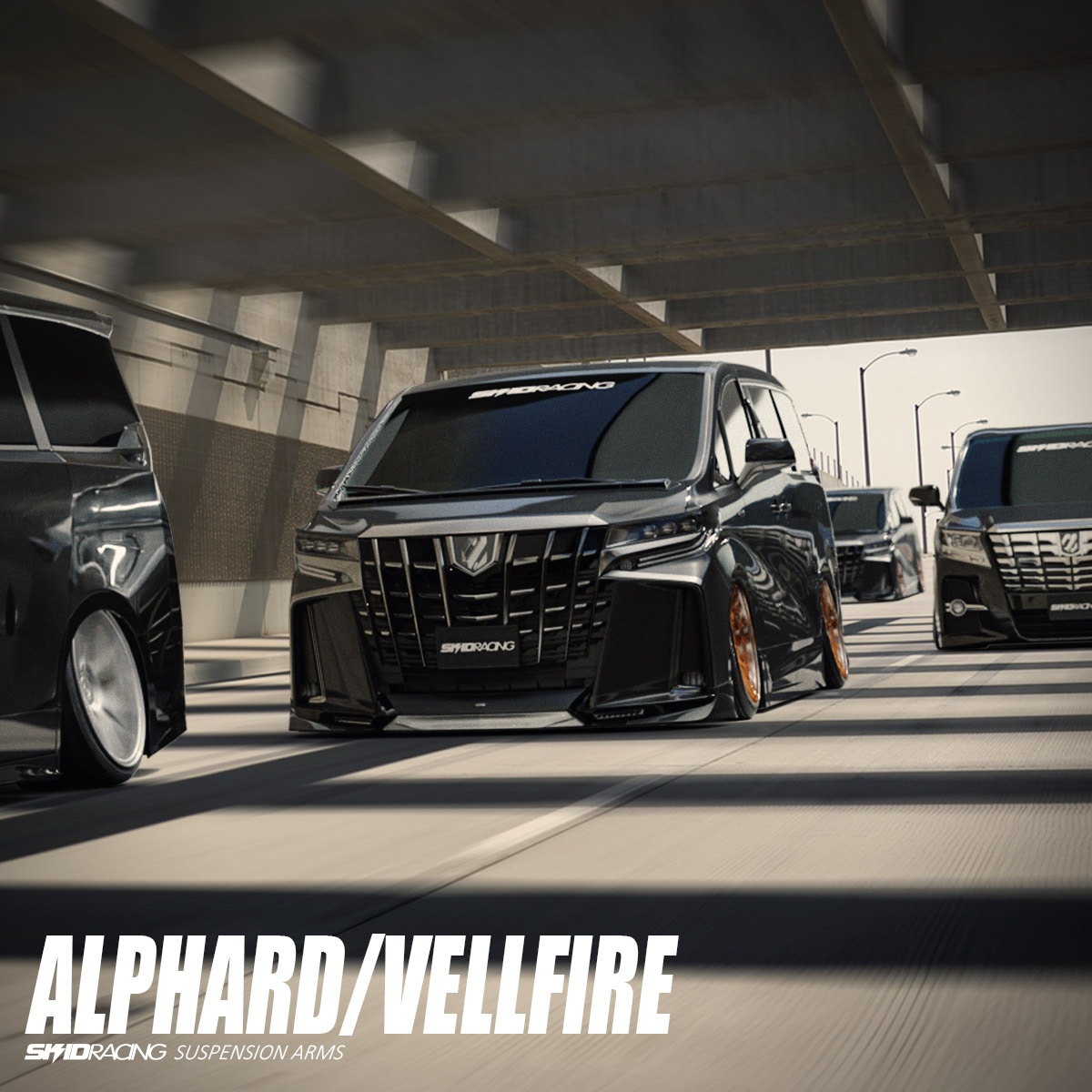 鬼キャン アルファード キャンバー アダプター 3度ネガキャン ロール