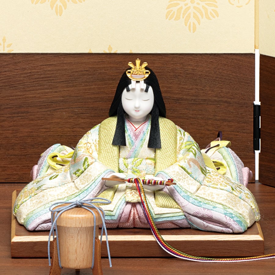 真多呂人形 | 雛人形,親王飾り 藤花 正絹 | 雛人形(ひな人形)、五月