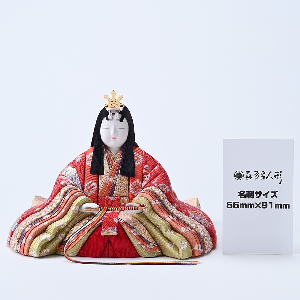 真多呂人形 | 雛人形,親王飾り 本金佐賀錦 花園雛セット | 雛人形