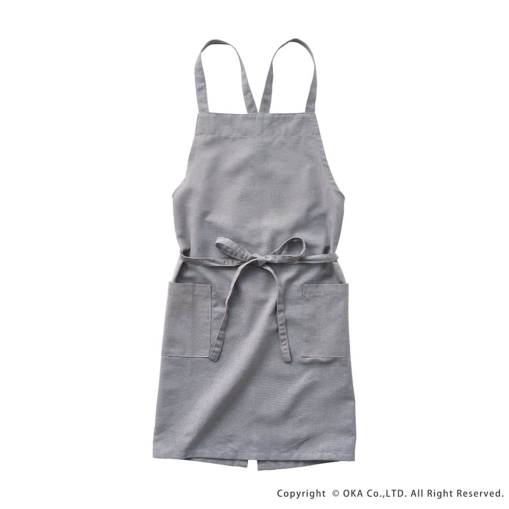 mina perhone 美品 choucho エプロン グレー mina perhone 美品