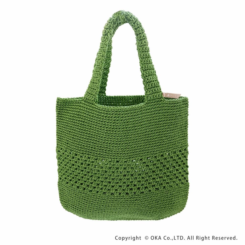 プリス マルシェシリーズ トートバッグ （ 洗える 手編み A4サイズ