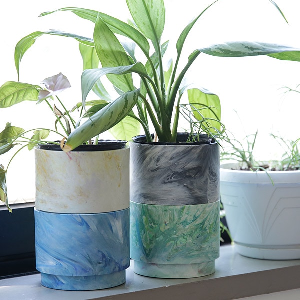 HOPE 植木鉢 フラワーポット 直径10cmでカラー5色のおしゃれかわいい