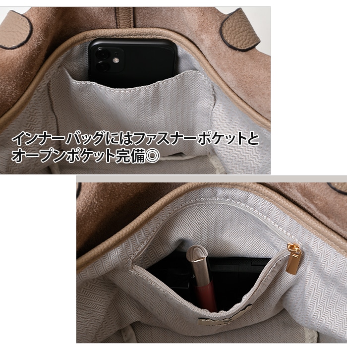 PERENNE ペレンネ 本革 手提げ キューブ型ハンドバッグ Mサイズ