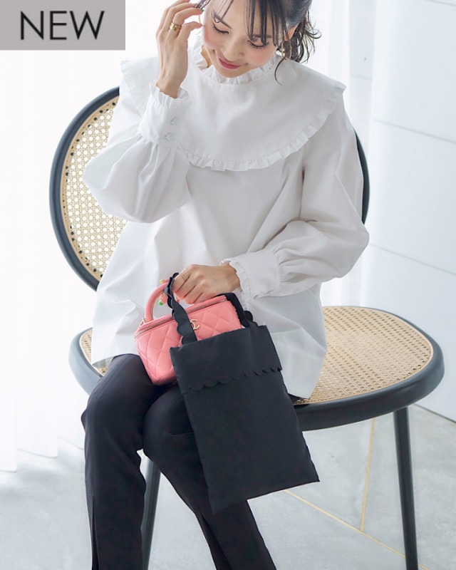 スカラップバッグパレルモ/スモール | Fashion Items | MARONENONFEE