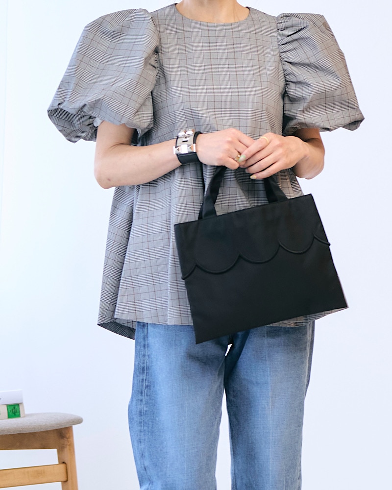 スカラップバッグパレルモ/スモール | Fashion Items | MARONENONFEE