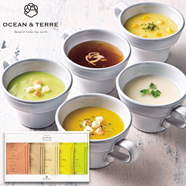 OCEAN & TERRE オーシャンテール 北海道 野菜スープセットC 【約5～7
