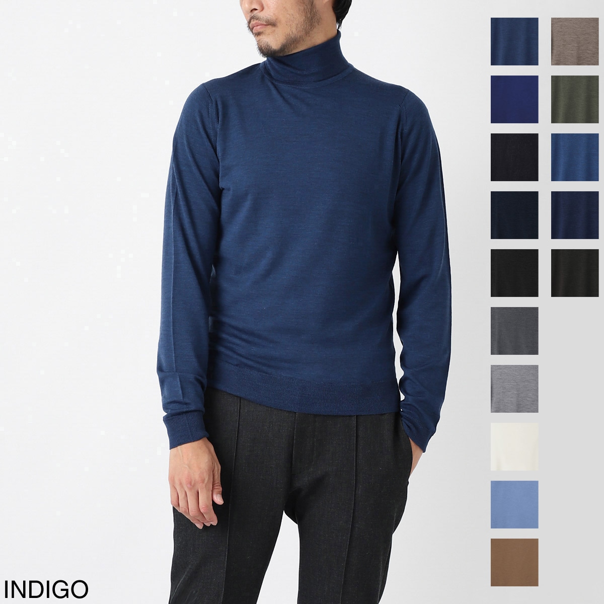 JOHN SMEDLEY ジョンスメドレー タートルネック ニット/CHERWELL