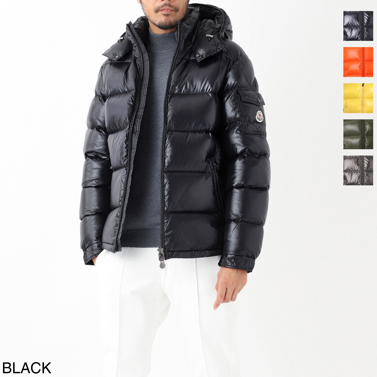 アウトレット】MONCLER モンクレール フード付き ダウンジャケット