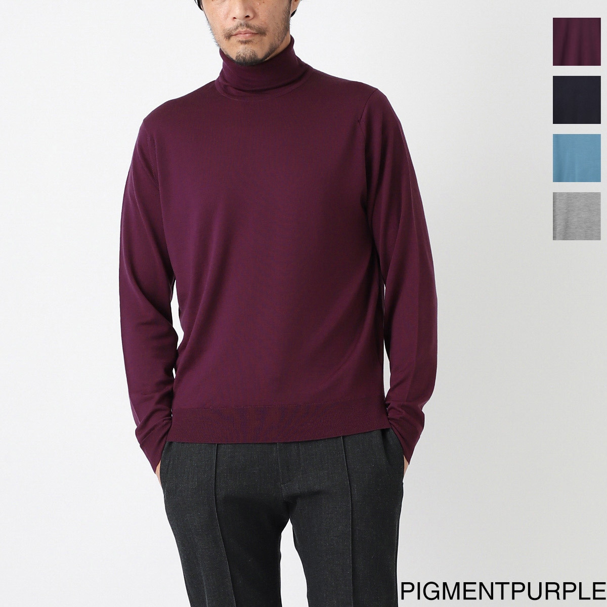 JOHN SMEDLEY ジョンスメドレー タートルネック ニット/RENOLD