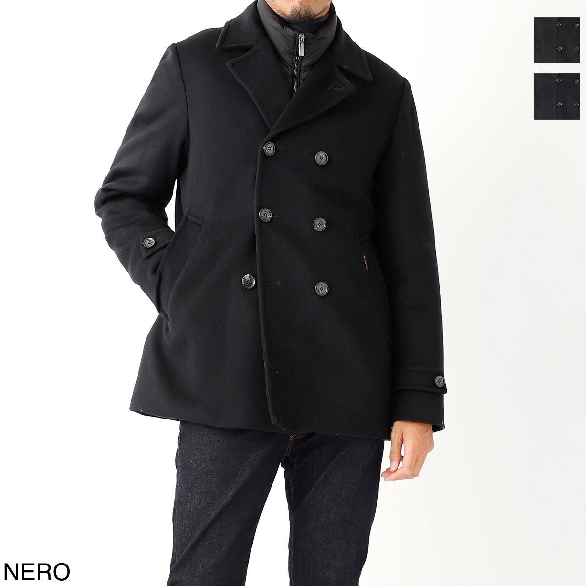 MOORER ムーレー ダウンジャケット/ライナー付きピーコート/BOLGI-LE