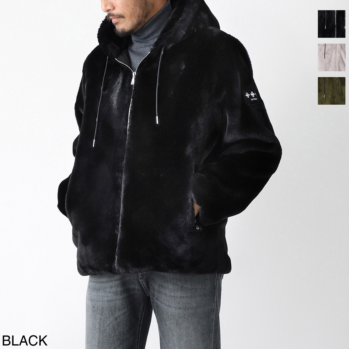 TATRAS タトラス ボアジャケット/ボアブルゾン/BOMOS ボモス【大きい