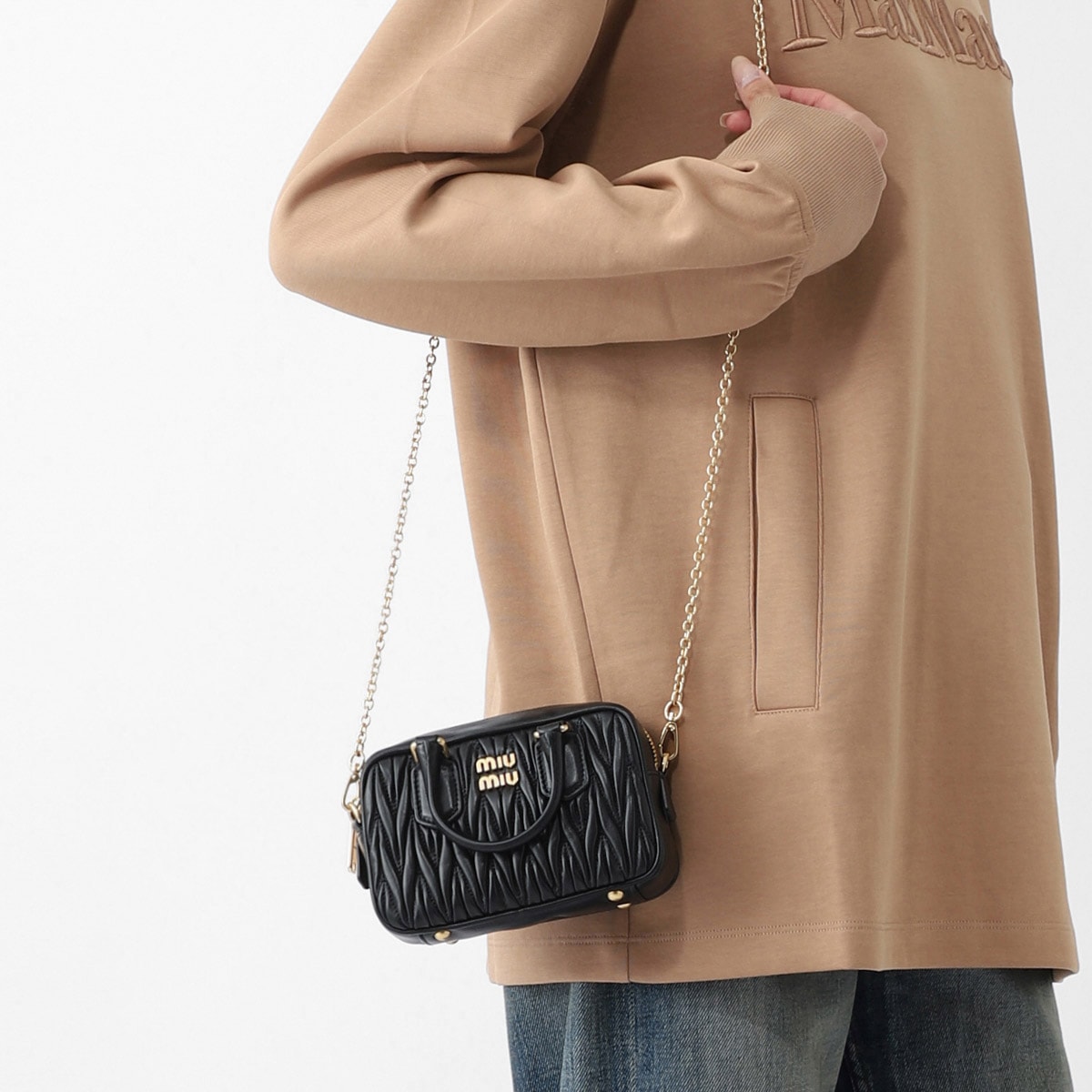 miu miu ミュウミュウ ハンドバッグ 2WAY/ショルダーバッグ/ARCADIE