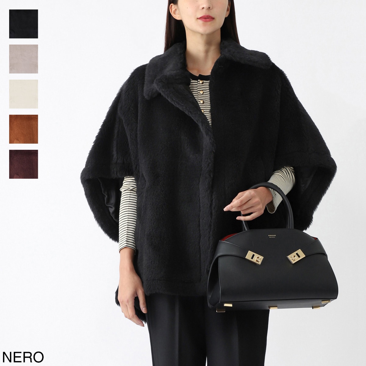 ann 値下げ⭐︎マックスマーラテディベア ケープポンチョTEBE4 ハニー