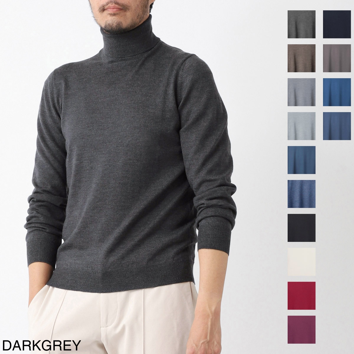 Gran Sasso グランサッソ タートルネックニット/CICLISTA M/L【大きい