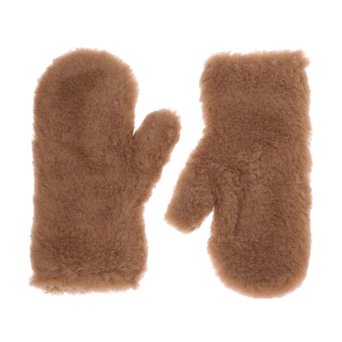 MaxMara ライトベージュファーミトン 保存袋付き MaxMara ライト