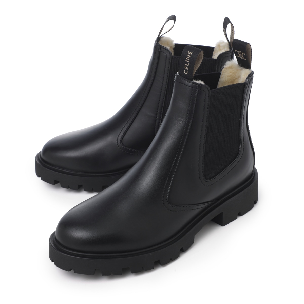 CELINE セリーヌ チェルシーブーツ/CHELSEA BOOT WITH SHEARLING 35
