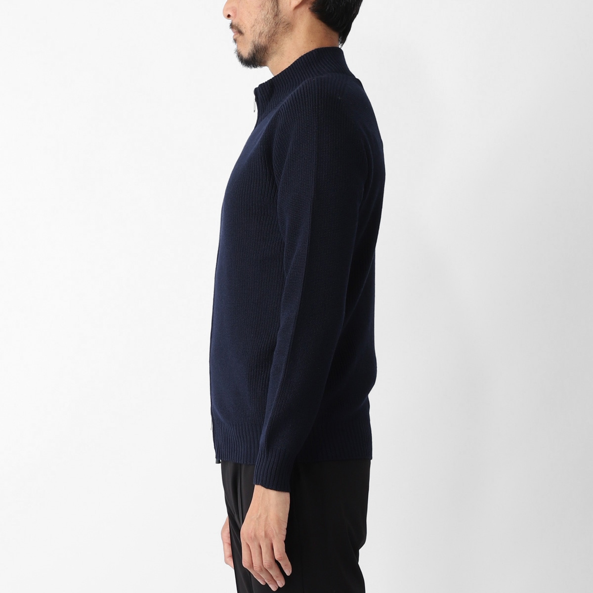 Gran Sasso グランサッソ ジップアップニットカーディガン/ドライバー