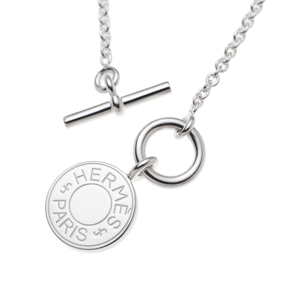 エルメス セリエ k18×Ag925 ネックレストップ 楽天市場】エルメス