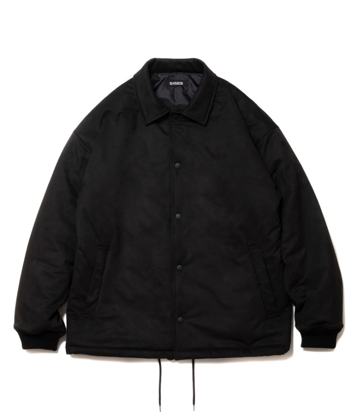 R9 F.SUEDE COACH JACKET【BLACK】｜ROTTWEILER｜MELTING POT（正規