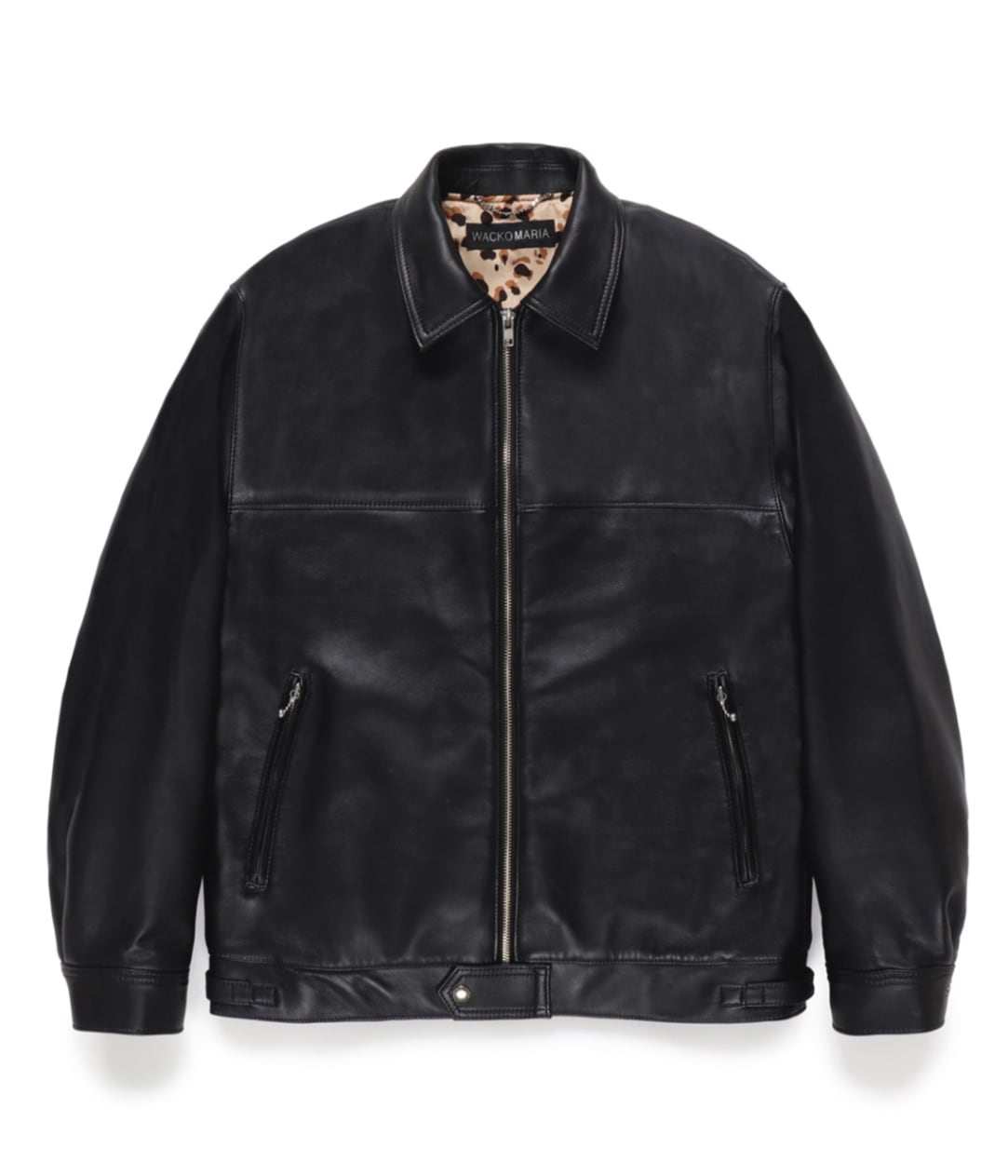 LEATHER SINGLE RIDERS JACKET (TYPE-2)【BLACK】｜WACKO MARIA