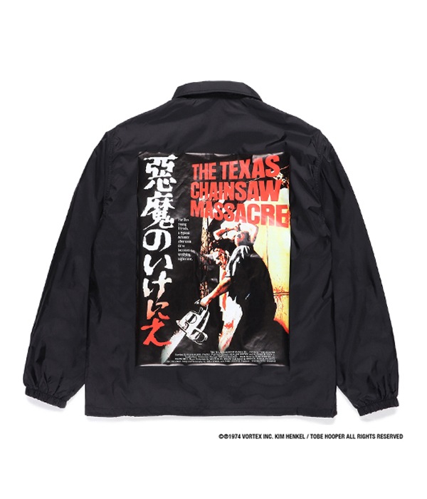 THE TEXAS CHAINSAW MASSACRE / COACH JACKET (TYPE-3)【BLACK