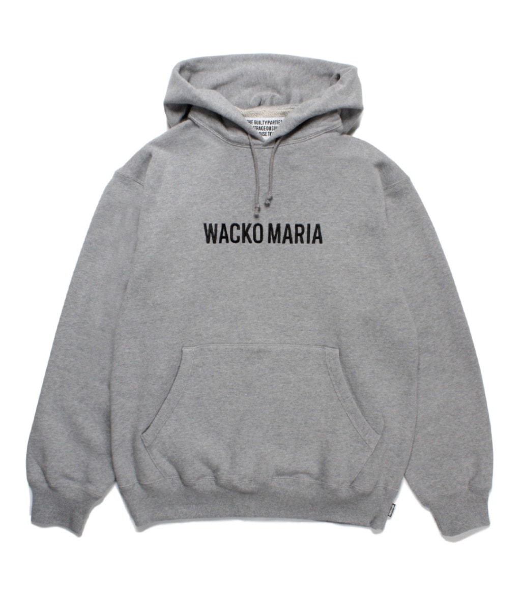 MIDDLE WEIGHT PULLOVER HOODED SWEAT SHIRT【GRAY】｜WACKO MARIA