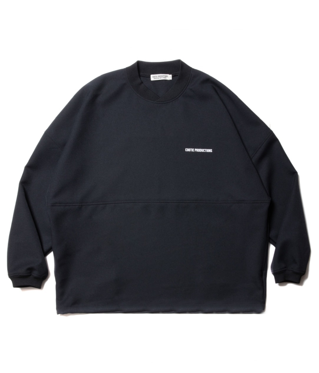 Polyester Twill Football L/S Tee【BLACK】｜COOTIE PRODUCTIONS