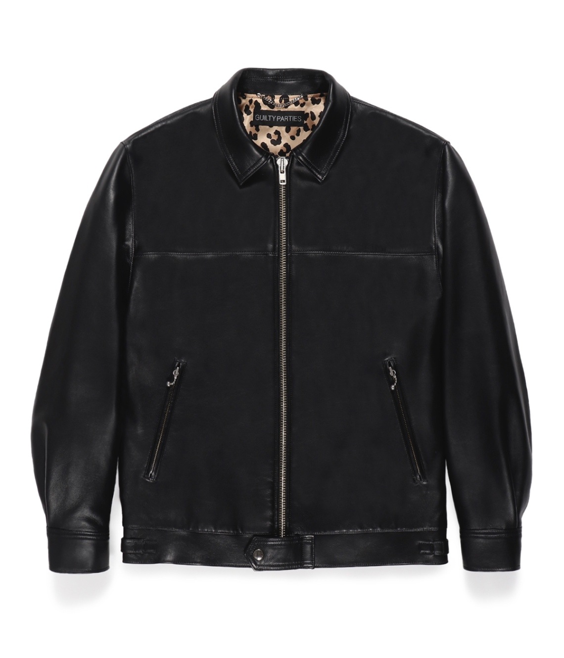 LAMB SKIN LEATHER SINGLE RIDERS JACKET (TYPE-2)【BLACK】｜WACKO